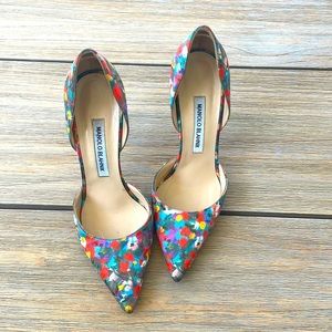 Manolo Blahnik colorful Pumps